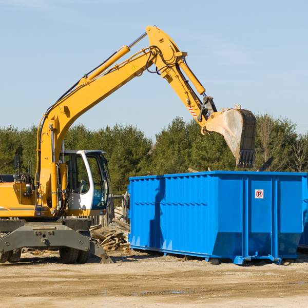 how does a residential dumpster rental service work in McMullin VA